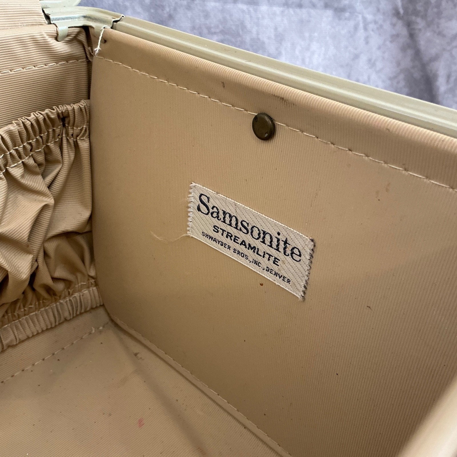 Vtg Samsonite Streamlite Train Case 4512 Shwayder Bros Luggage
