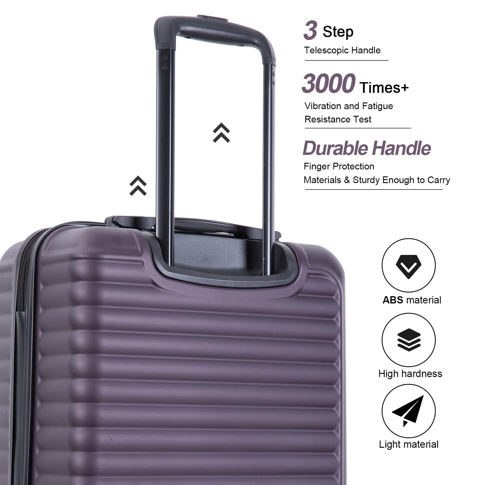 Travelhouse Hardside Luggage Lightweight Travel Suitcase Spinner Wheels Carry on