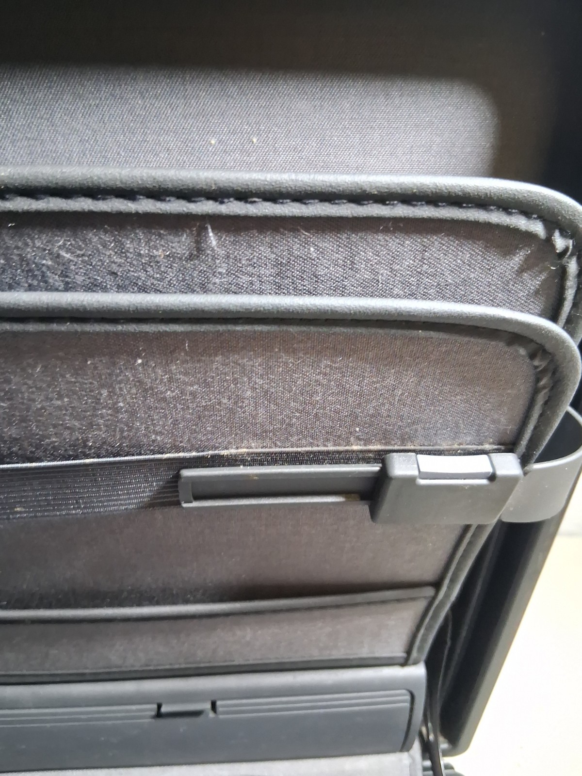 Vintage 1989 Samsonite Focus Attache Case – Black Hard Shell With Working Lock