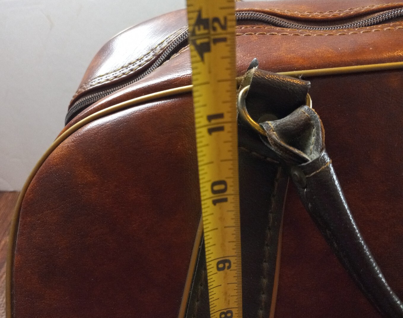 Vintage Faux Leather Bag Carry all