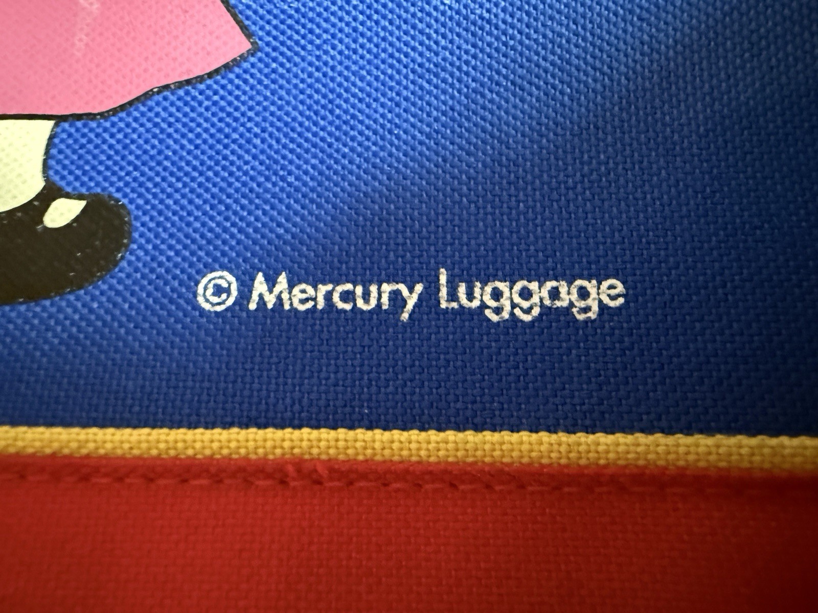 Kids Vintage Girl Bear Suitcase Going To Grandmas Mercury Luggage