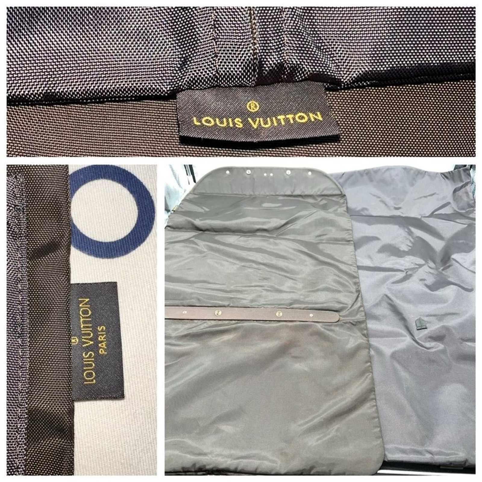 Louis Vuitton Alize 2 Monogram Poches Suitcase w/Strap-2 Locks/Key-Garment Bags+