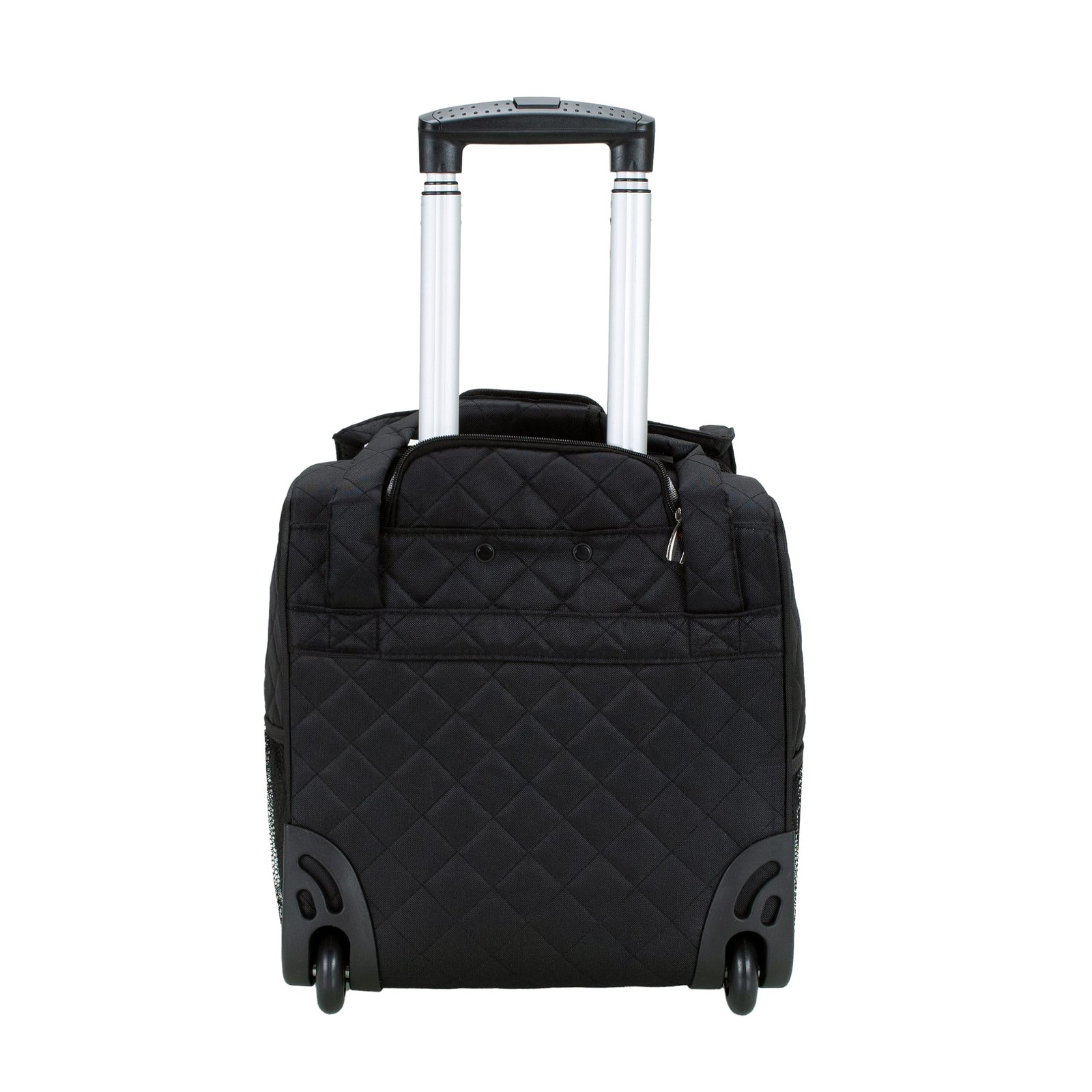 Rockland Melrose Upright Wheeled Underseater Carry-On Luggage, Black 15 inch