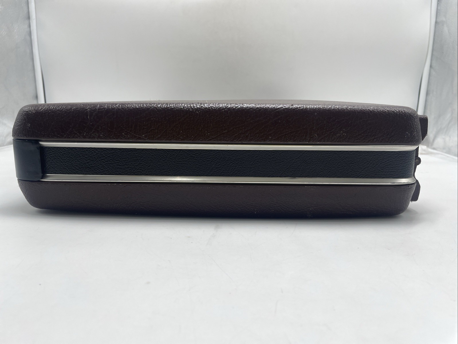 Vintage Samsonite Signat Brown Hard Shell Briefcase w/ 2 Keys/Insert Sealed