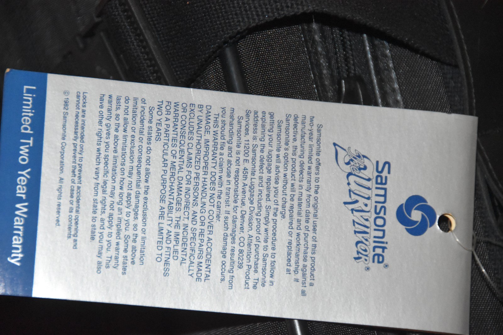 NEW VINTAGE 1980s Samsonite Kicks Traveler 24 Luggage Suitcase NWT & BOX Black