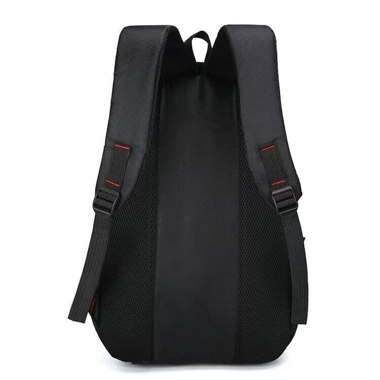 Men’s Nylon Black Backpack Waterproof Back Pack 15.6 Inch Laptop Mochila Bookbag