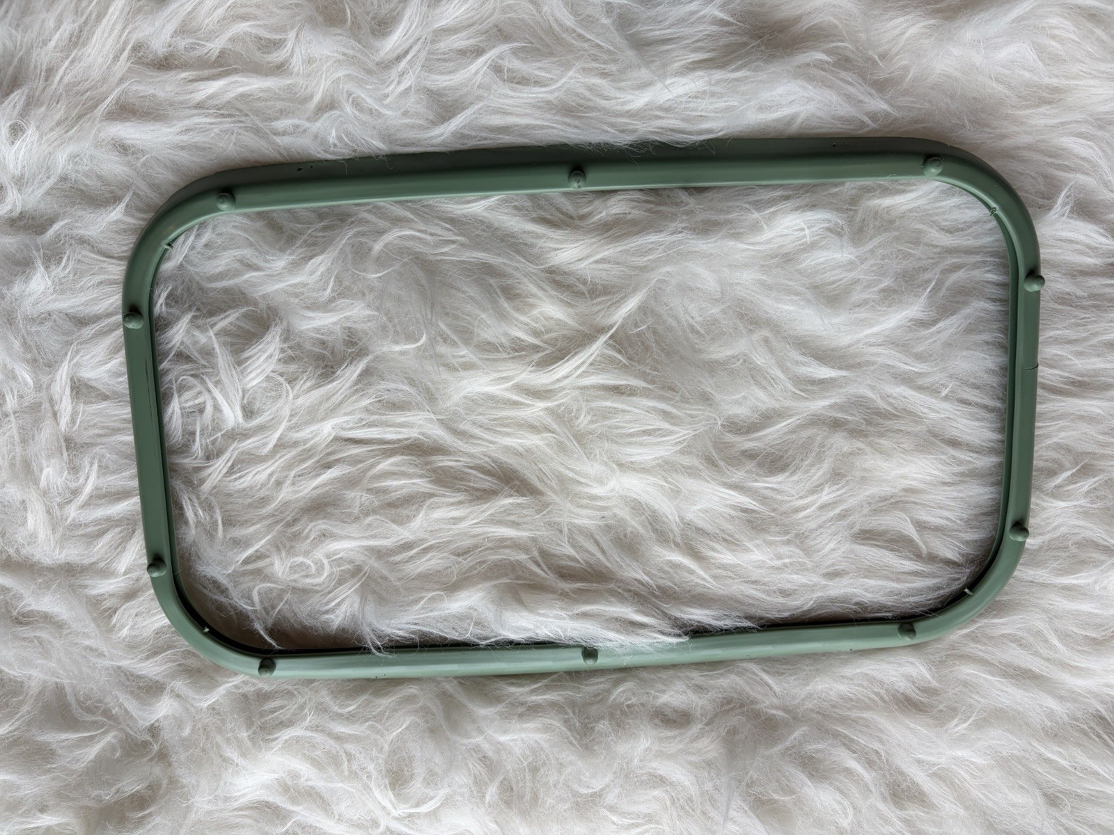 Lady Baltimore Vintage Tray Case Mirror Seal Replacement Mint Green