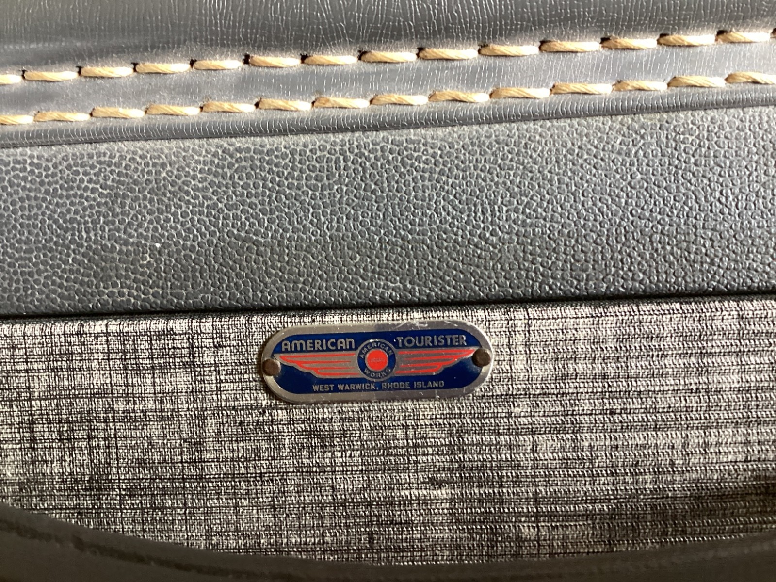 Vintage American Tourister Makeup Train Case 1950s