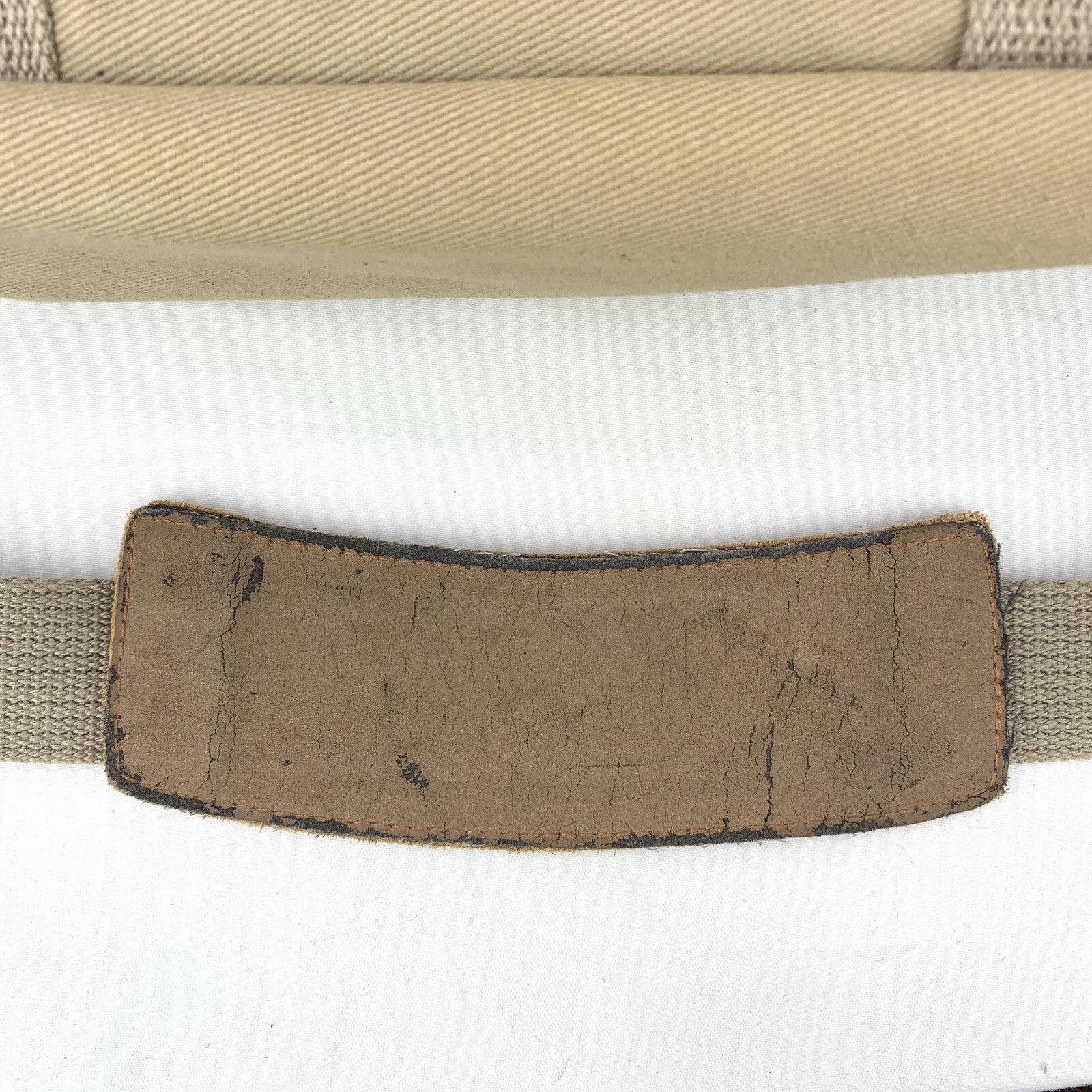 Vintage Hilton Honors Carry On Heavy Canvas Bag Small Overnight 12.5” Tan