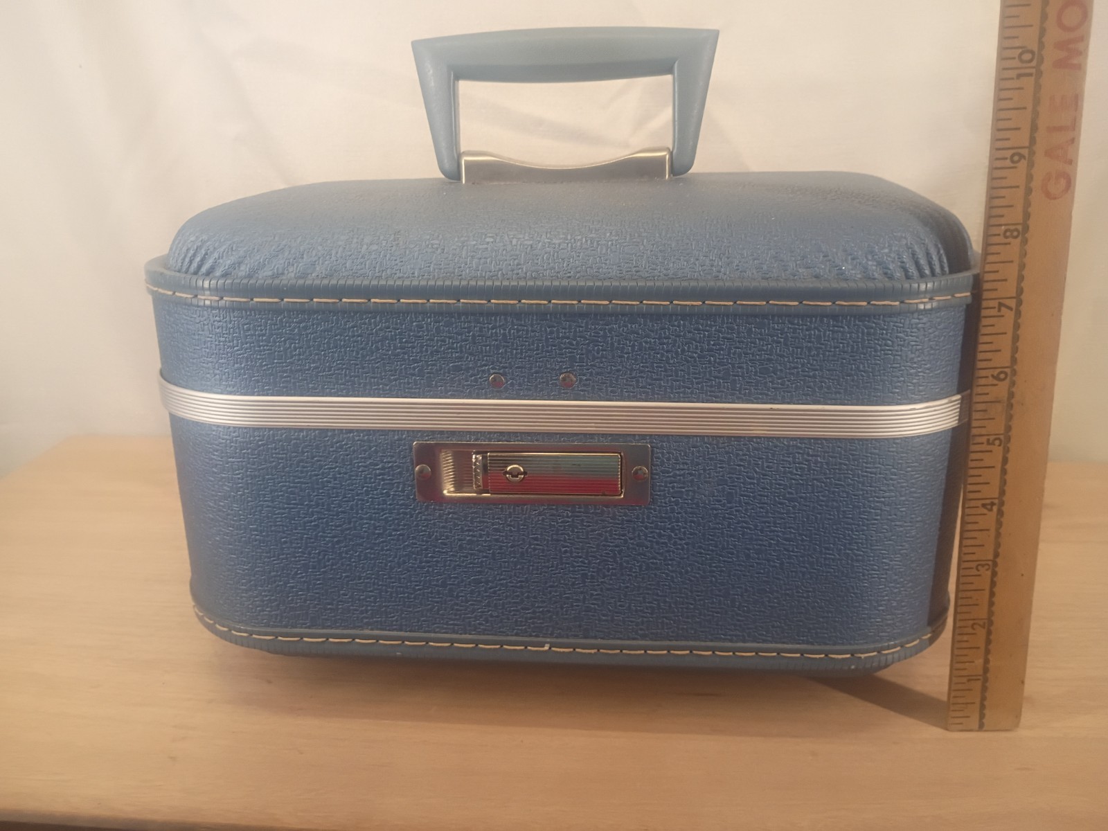 Vintage 1970’s Trojan Carry-On Train Makeup Case