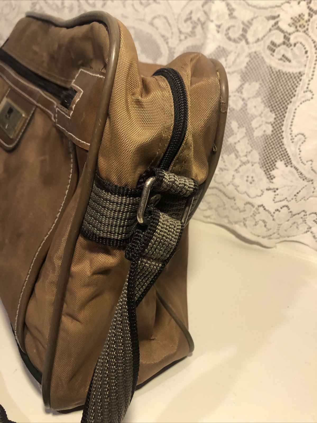 Airway Vintage luggage, Bag W/ Shoulder Strap 15x11x5