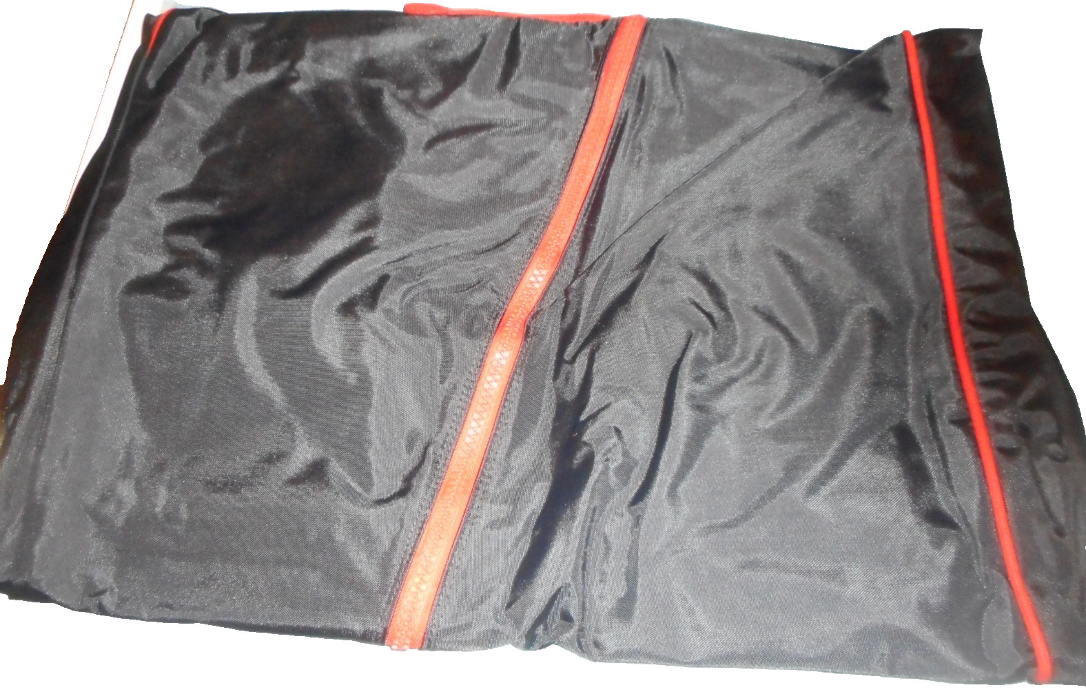 Benson Hedges Garment Bag Luggage Lightweight Black Vinyl Red Zip 80s PROMOTION