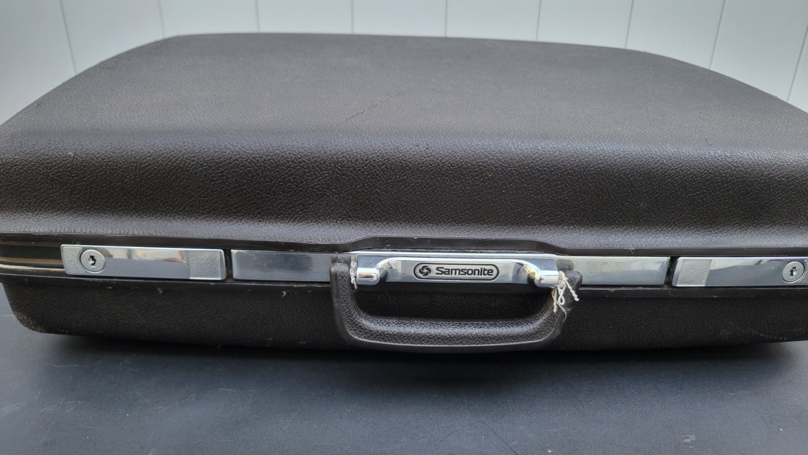 Vintage Samsonite Concord Brown Hard Shell Suitcase Travel Case 21” USA Classic