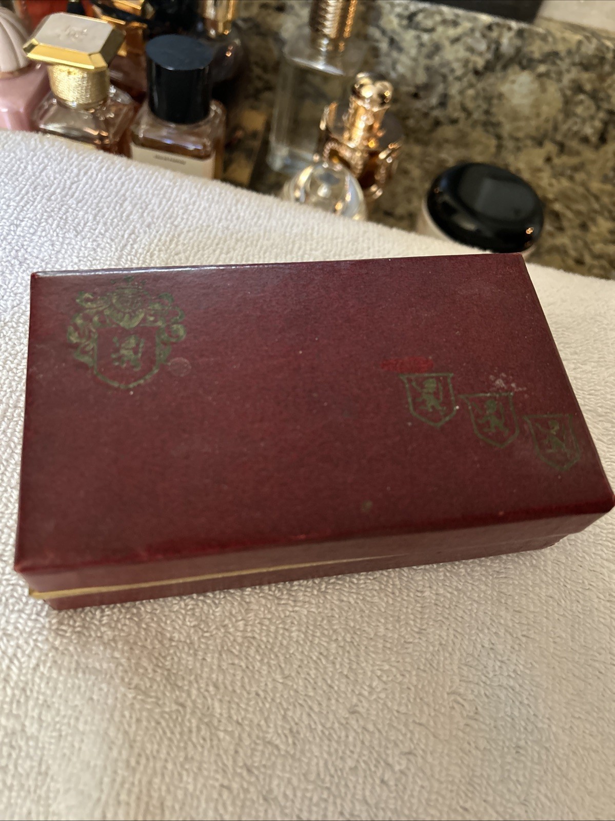 Vintage 1960’s SWANK Men’s Accessories Travel Box 5.5” X 3” GVC