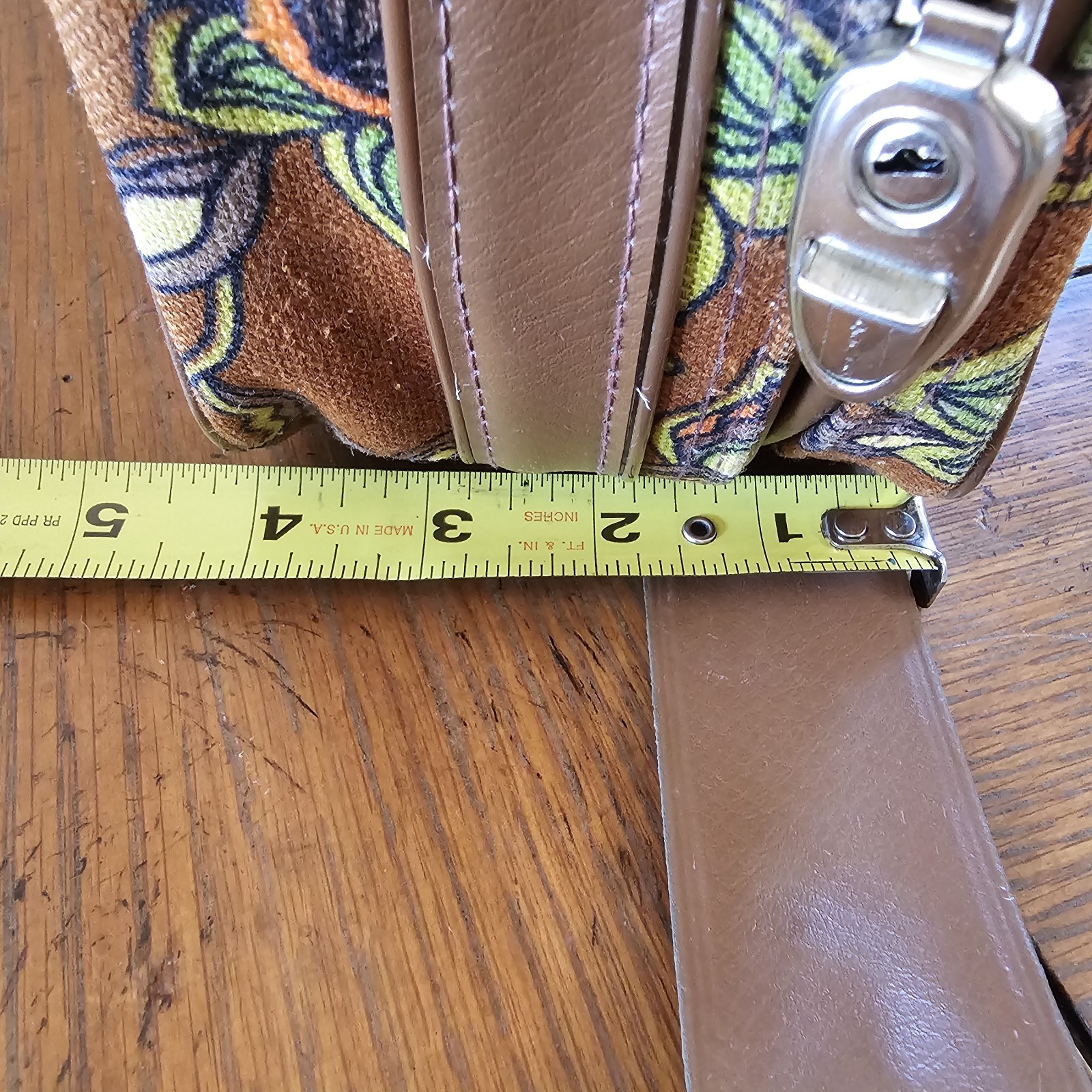 Vintage Bantam Retro Carry on Suitcase Travelbag Brown