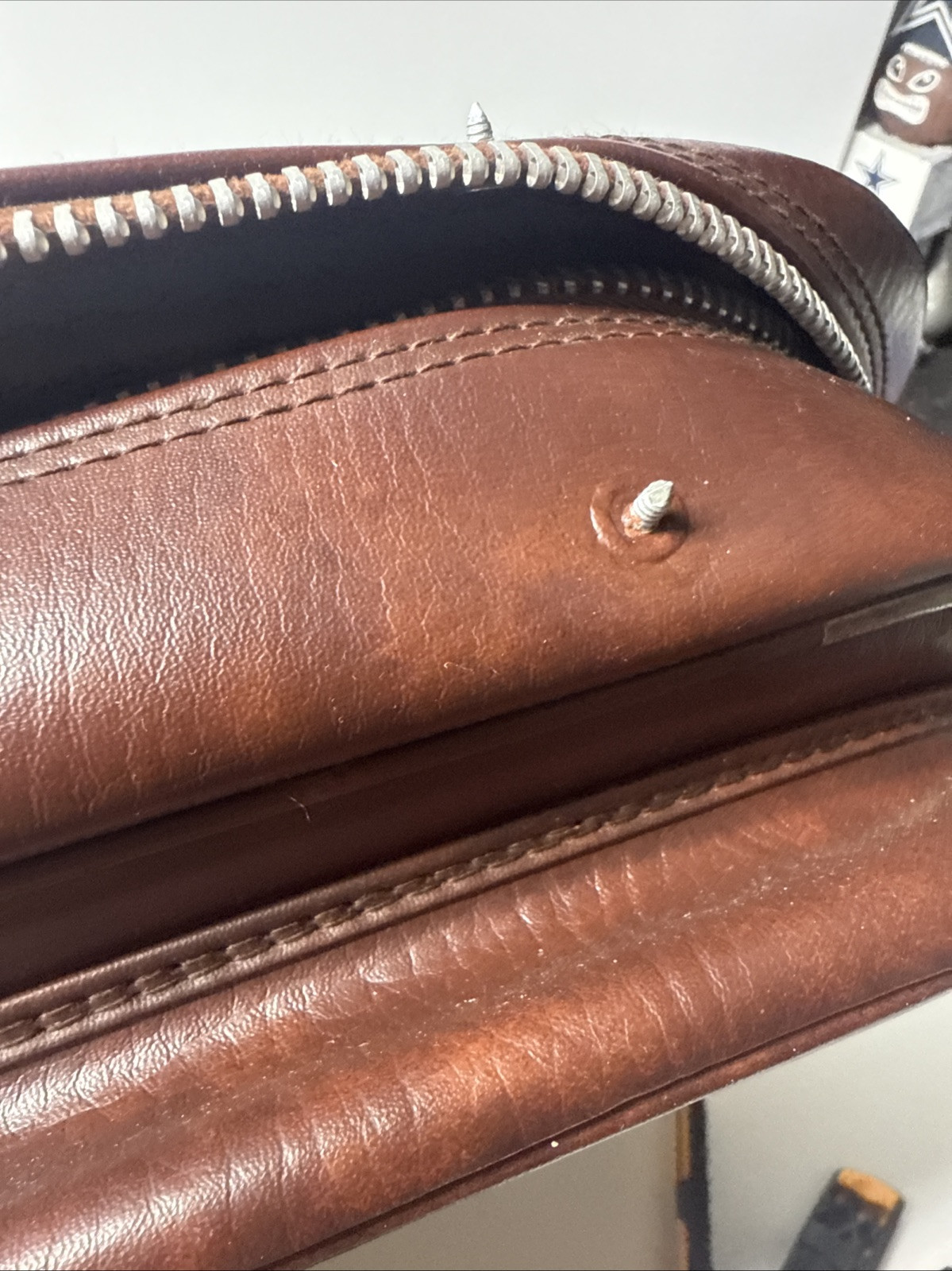 1970 men’s travel bag suitcase peters bag Corp. New York NY See pics