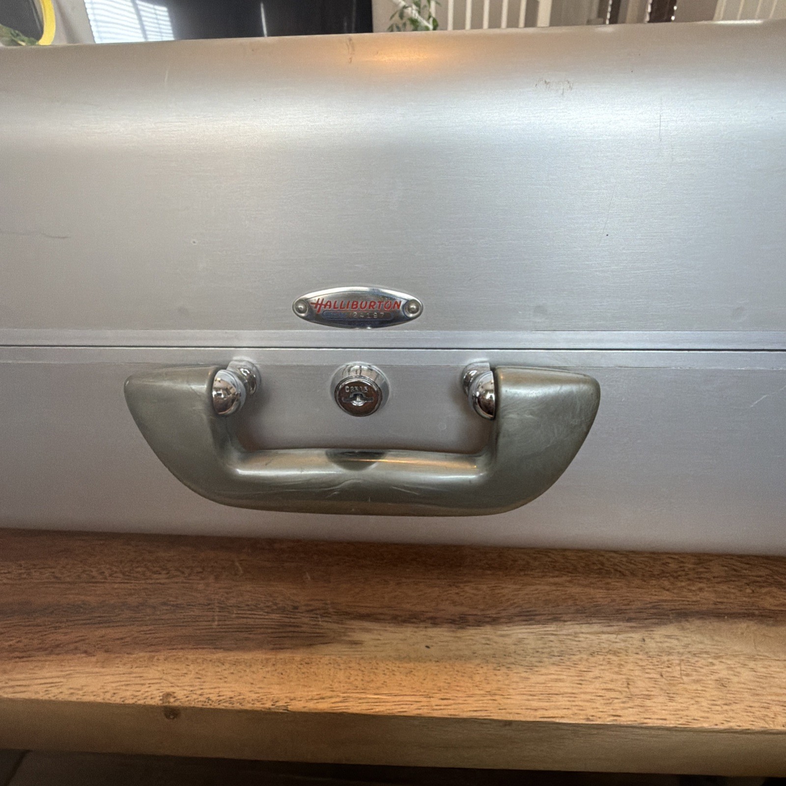 Vintage Mcm Halliburton Pre Zero Luggage Suitcase Near Mint See Pics 25x18x8