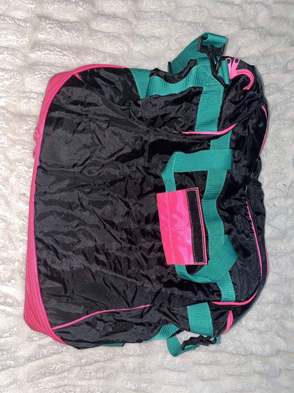 Vintage 1990s Boli Bag Expandable Rolling Tote Bag, Size 19’h