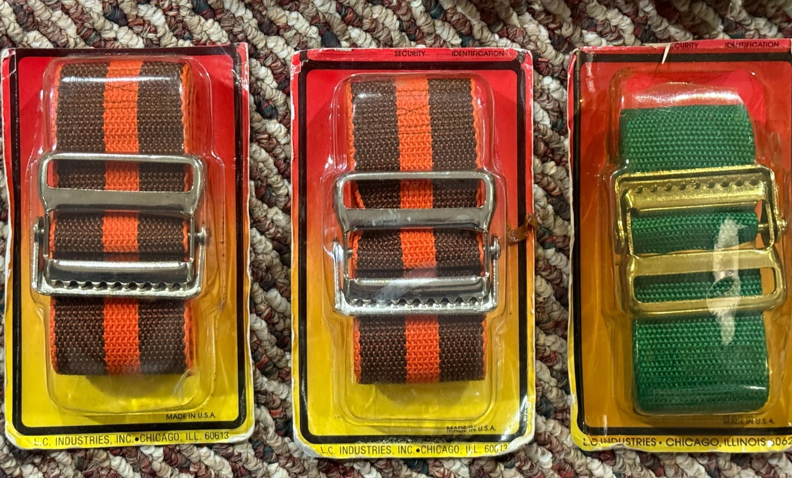 15 Vintage Luggage Straps – Samsonite, Misc Colors, Several NEW in Package