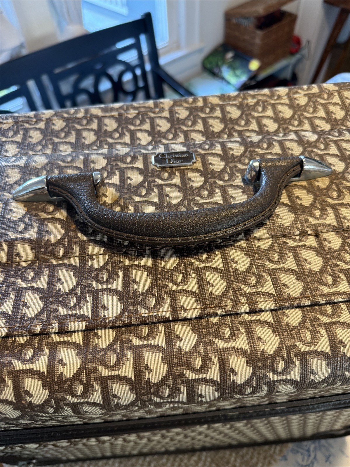 Christian Dior 1970s Vintage Garmet Bag Case Luggage Suitcase
