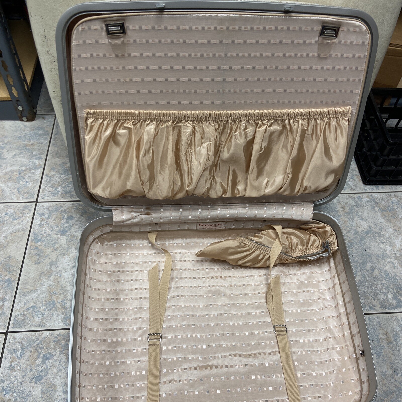 Vintage Samsonite Suitcase White 3 Piece Set Retro Vintage Samsonite Makeup Case