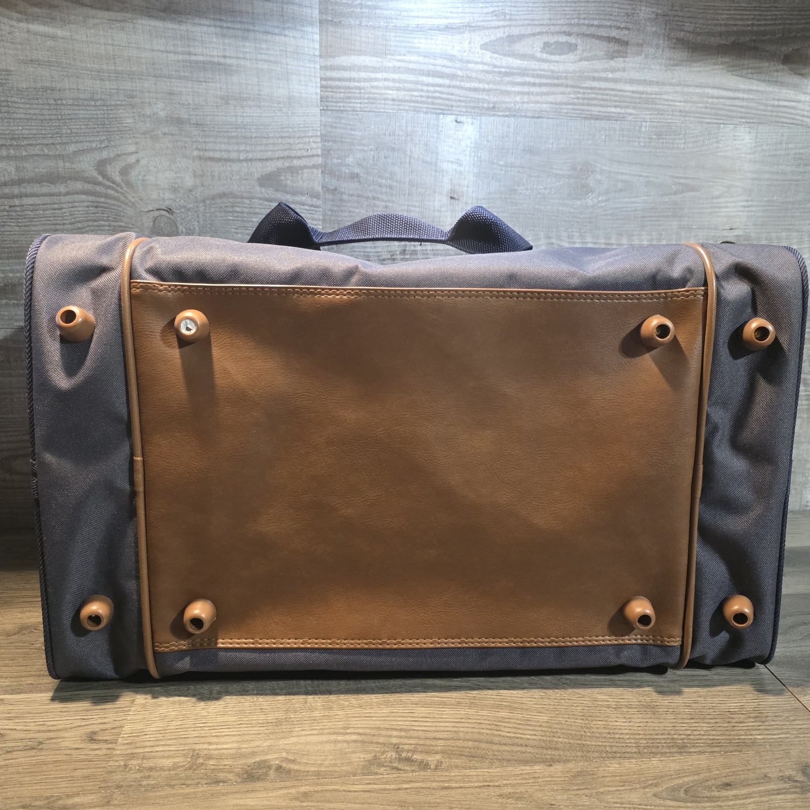 Vintage 1989 Samsonite Streamlite Small Duffle Bag Navy
