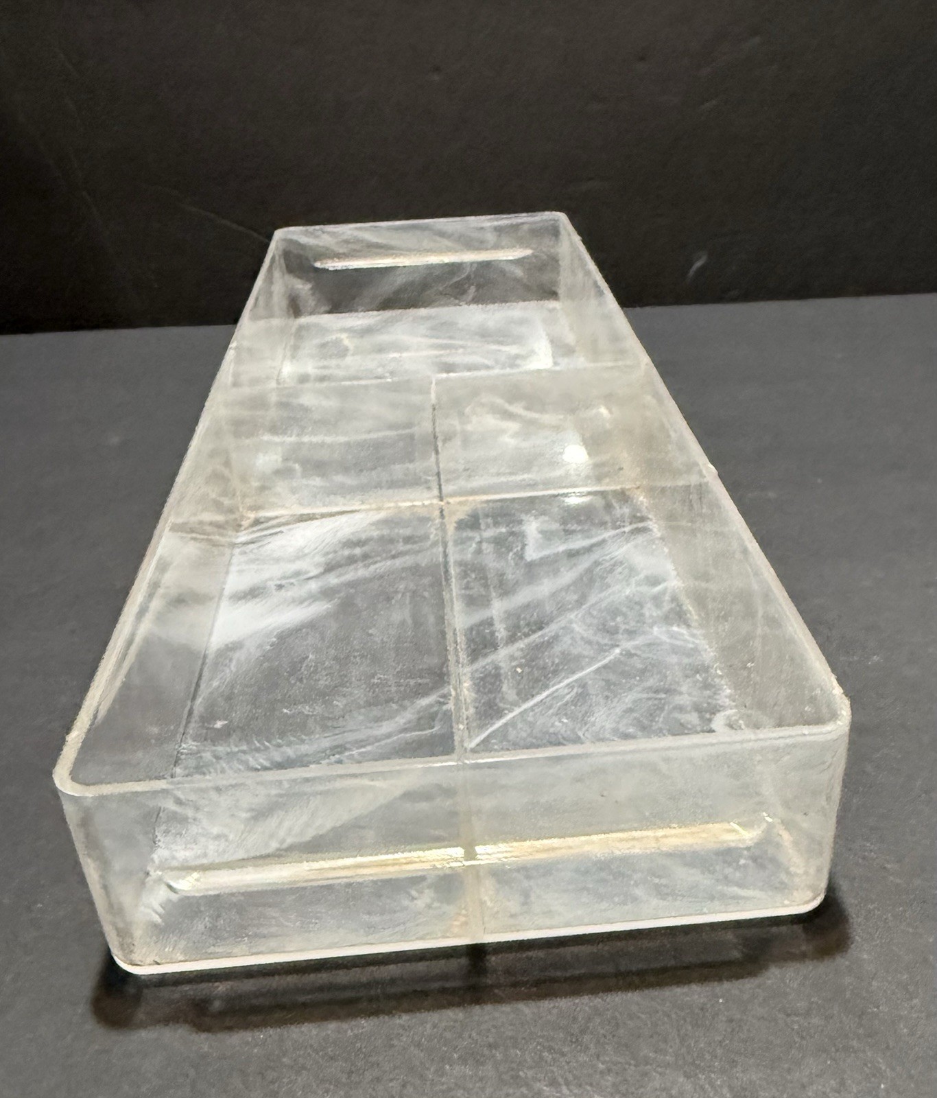 Vintage Train Case Replacement TRAY Only ~ Plastic Makeup Insert
