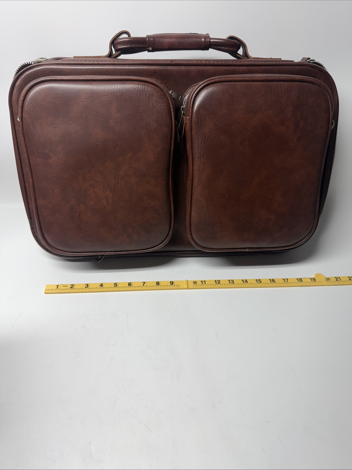 1970 men’s travel bag suitcase peters bag Corp. New York NY See pics