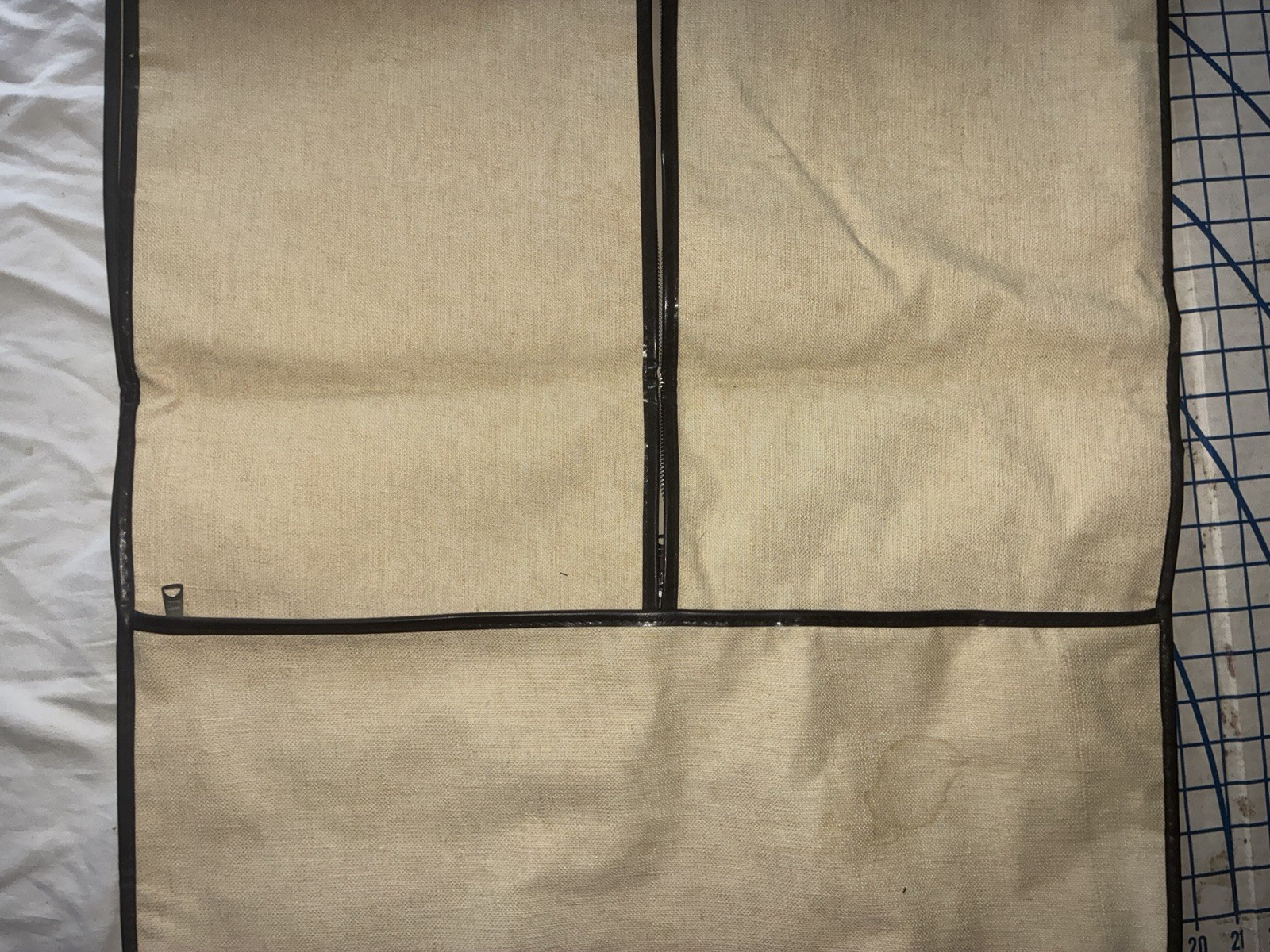 Vintage Canvas Travel Garment Folding Bag/case