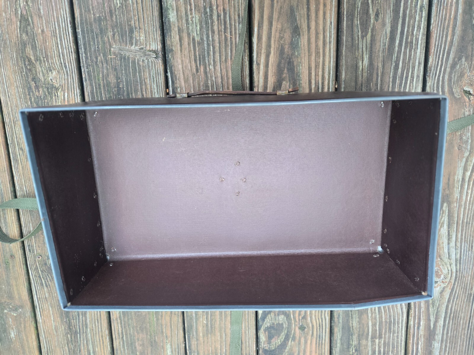 Genuine Airway Vintage Hard Vulcanized Trunk