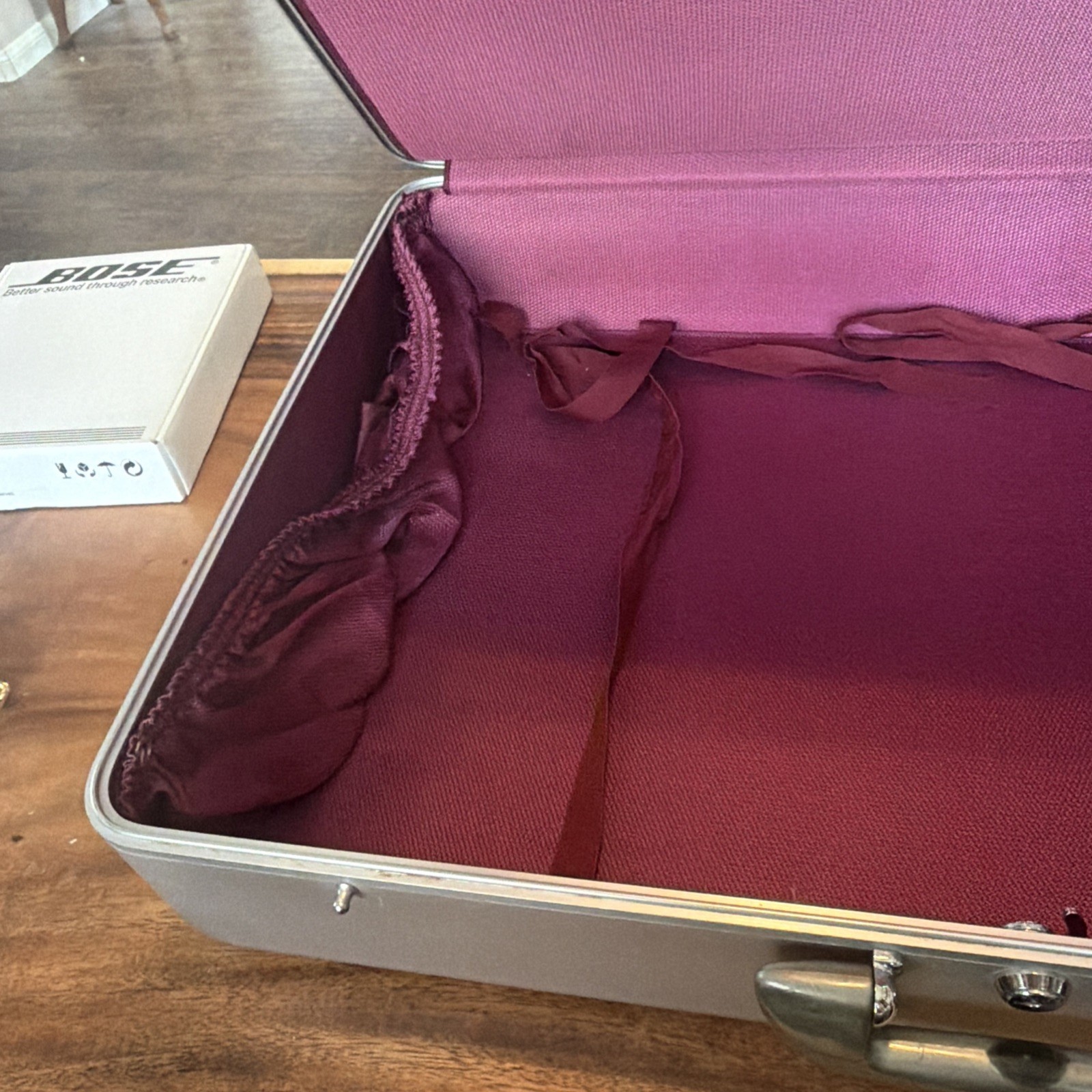 Vintage Mcm Halliburton Pre Zero Luggage Suitcase Near Mint See Pics 25x18x8