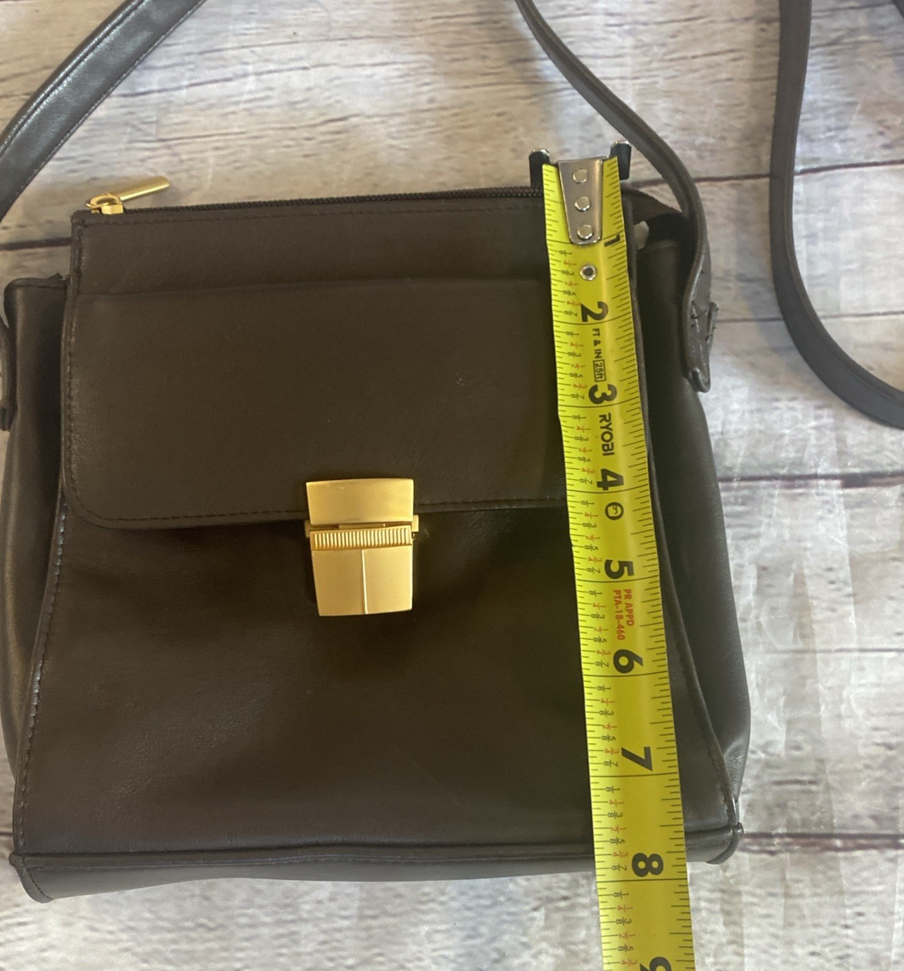 Vintage Samsonite Crossbody Bag Travel Unisex Locking Zipper Brown Buckle Lined