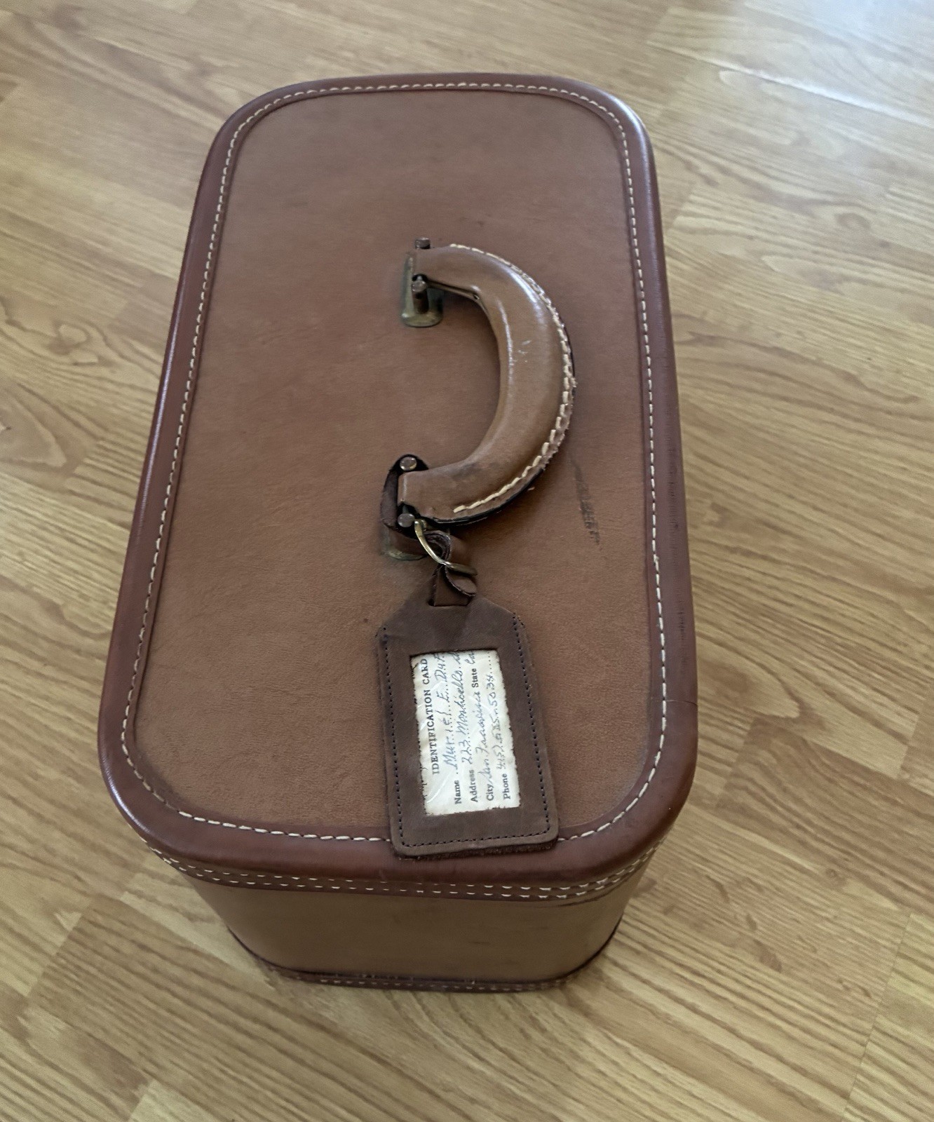 Vintage Skyway Suitcase 50,s Overnight Carry On Hard
