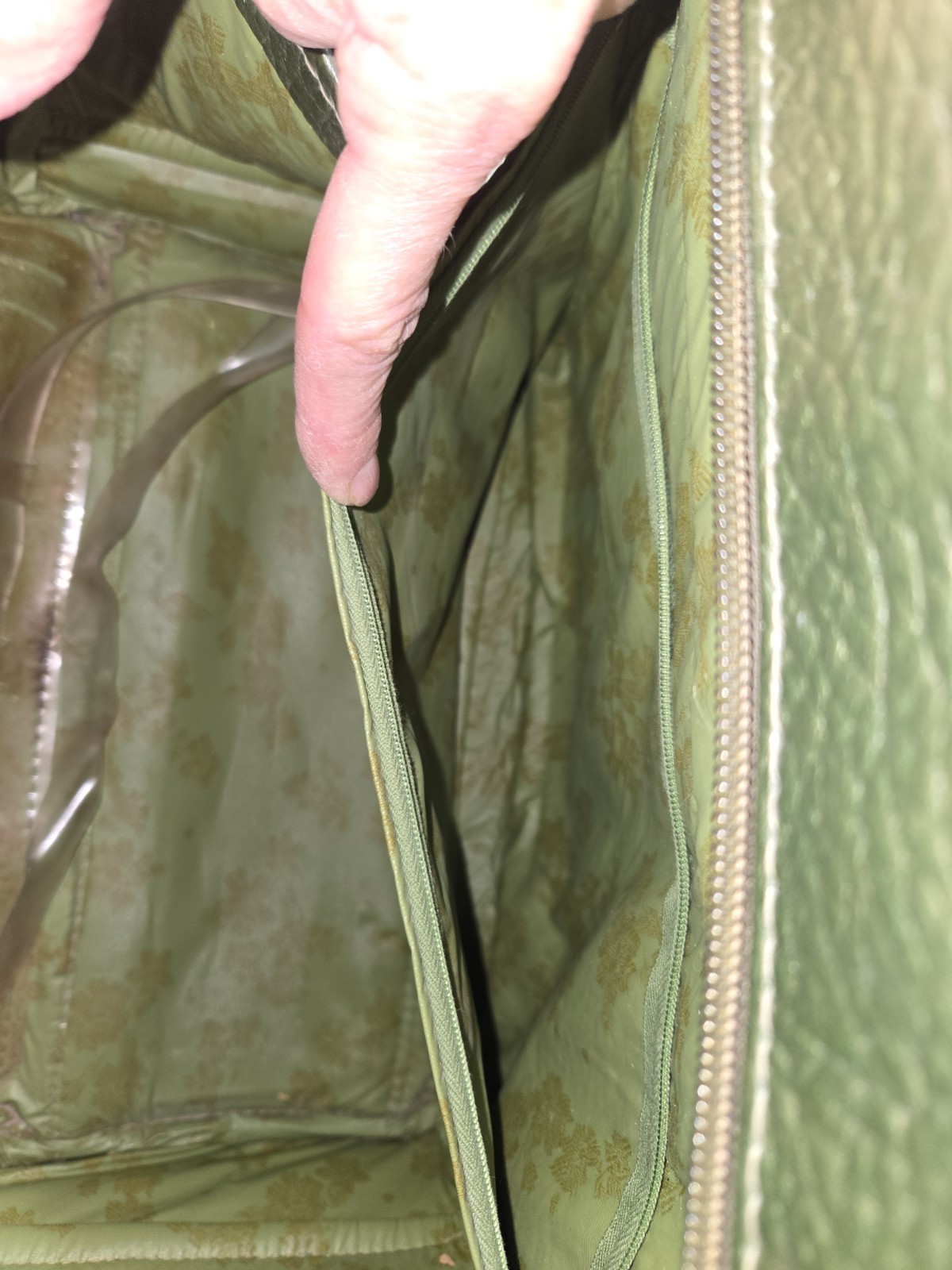 MCM Samsonite Sherbrooke Weekender Overnight Travel Suitcase Olive Green