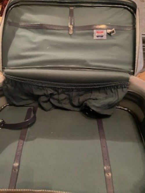 Vintage American Tourister Soft sided luggage – Blue