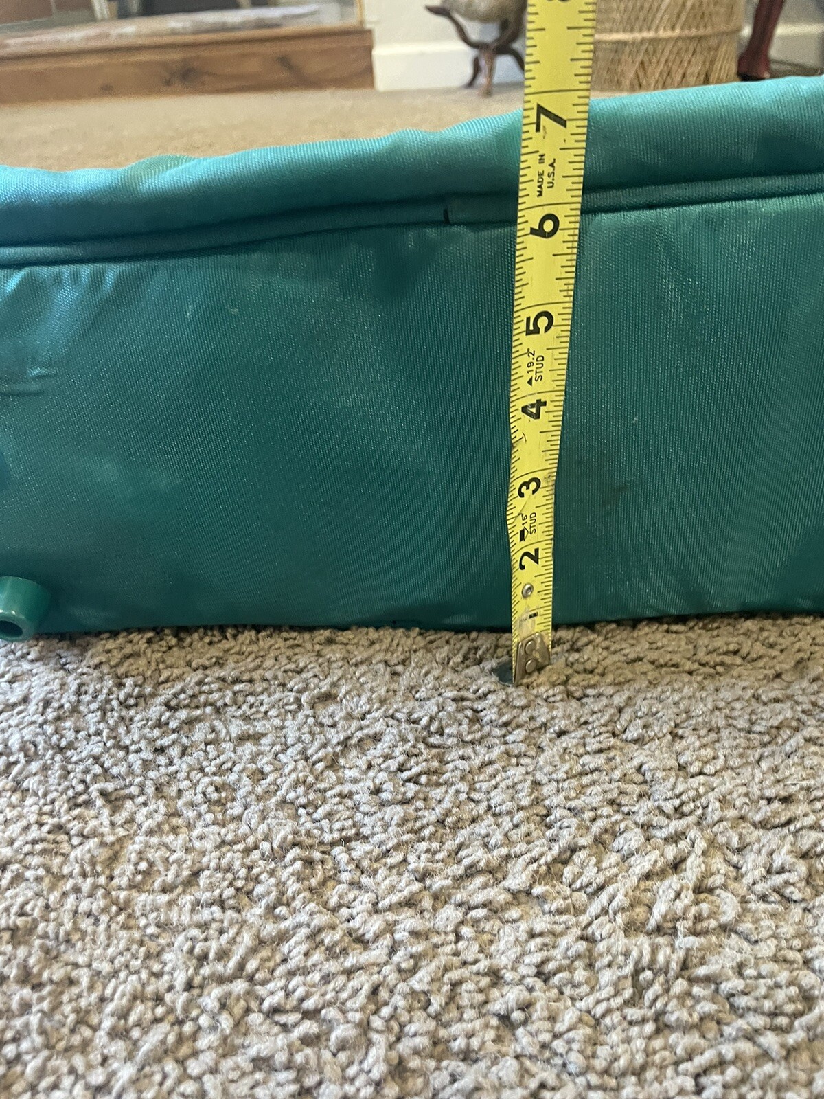 Members Only Bag Vintage 80s Duffel Bag Suitcase Teal and Purple