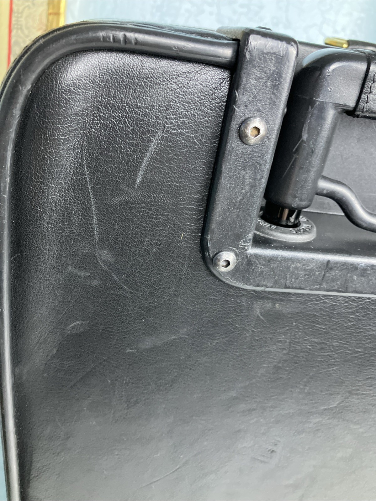 Vintage Ghurka 2 Way 1990s Traveler 52 Suitcase Marley Hodgson Black Leather
