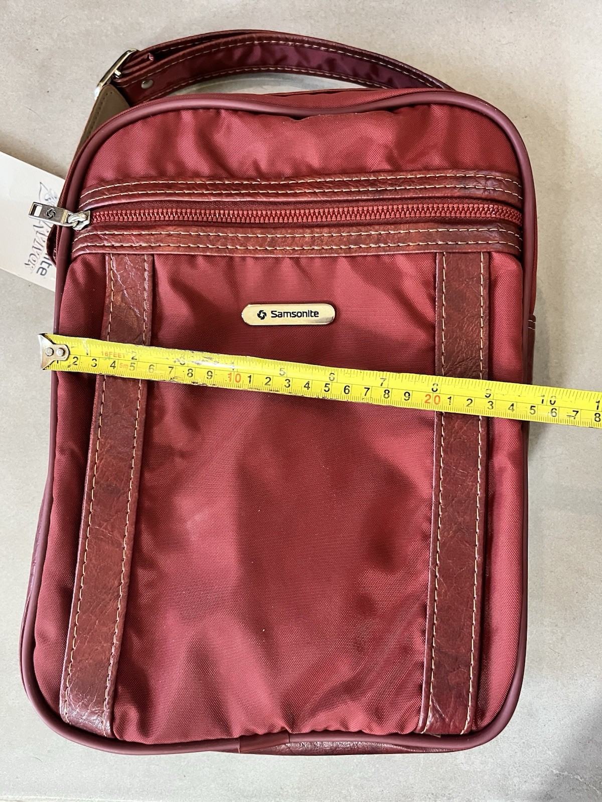 Vintage Samsonite Silhouette II Gadget Bag NWT Wineberry Color