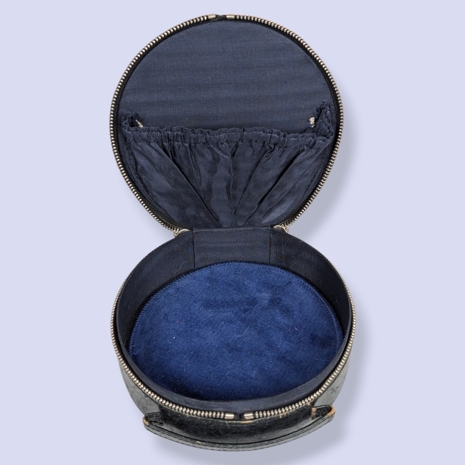 Vintage 50s/60s German Round Vanity Travel Case