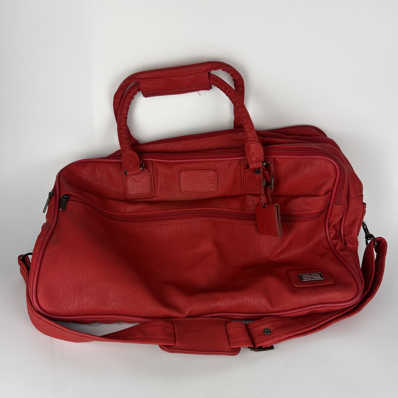 Amelia Earhart Coca-Cola Red Travel Duffel Shoulder Bag Vintage