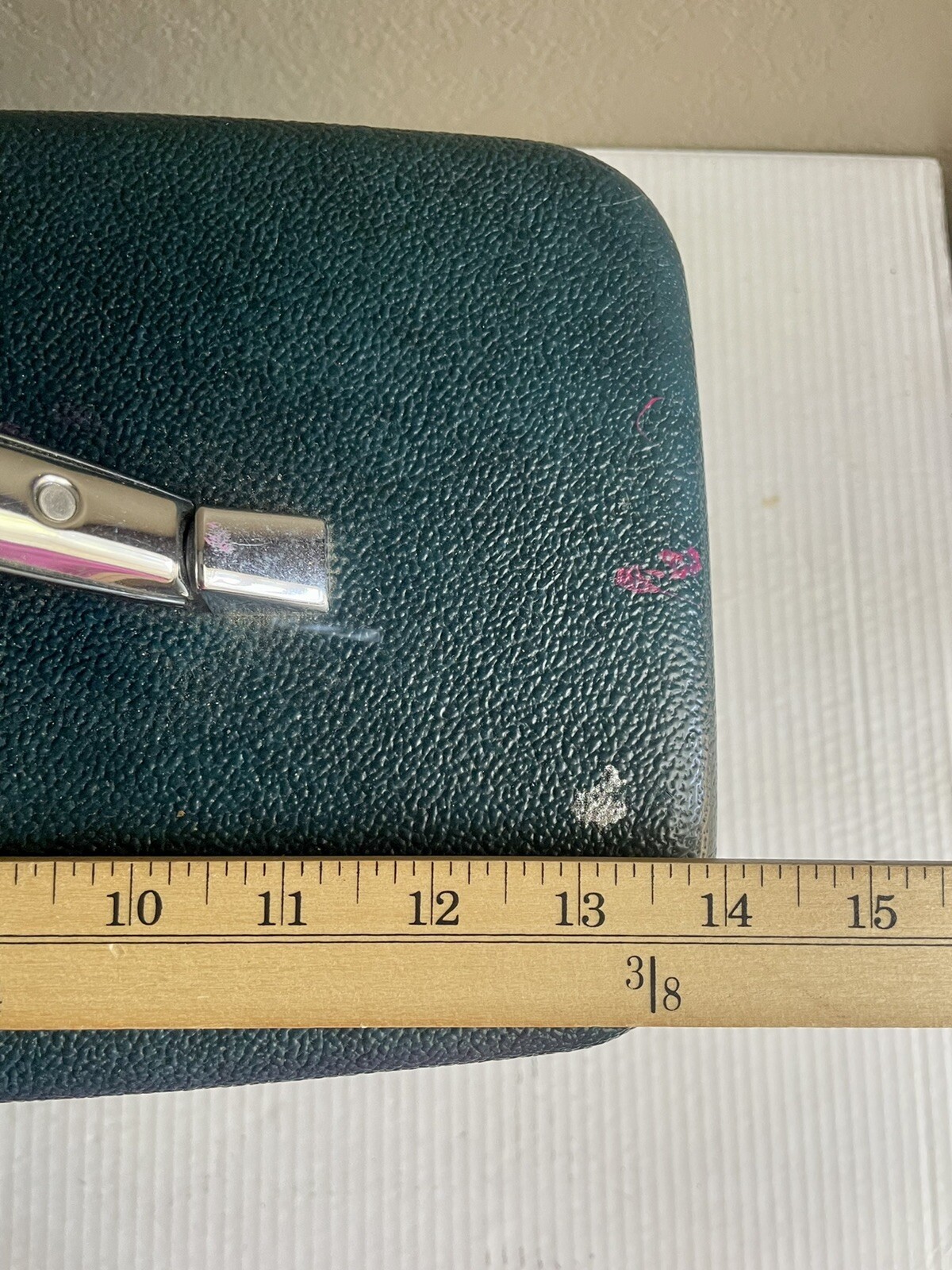 Vintage Teal Samsonite Profile Train Case Luggage Makeup – No Tray Key or Mirror