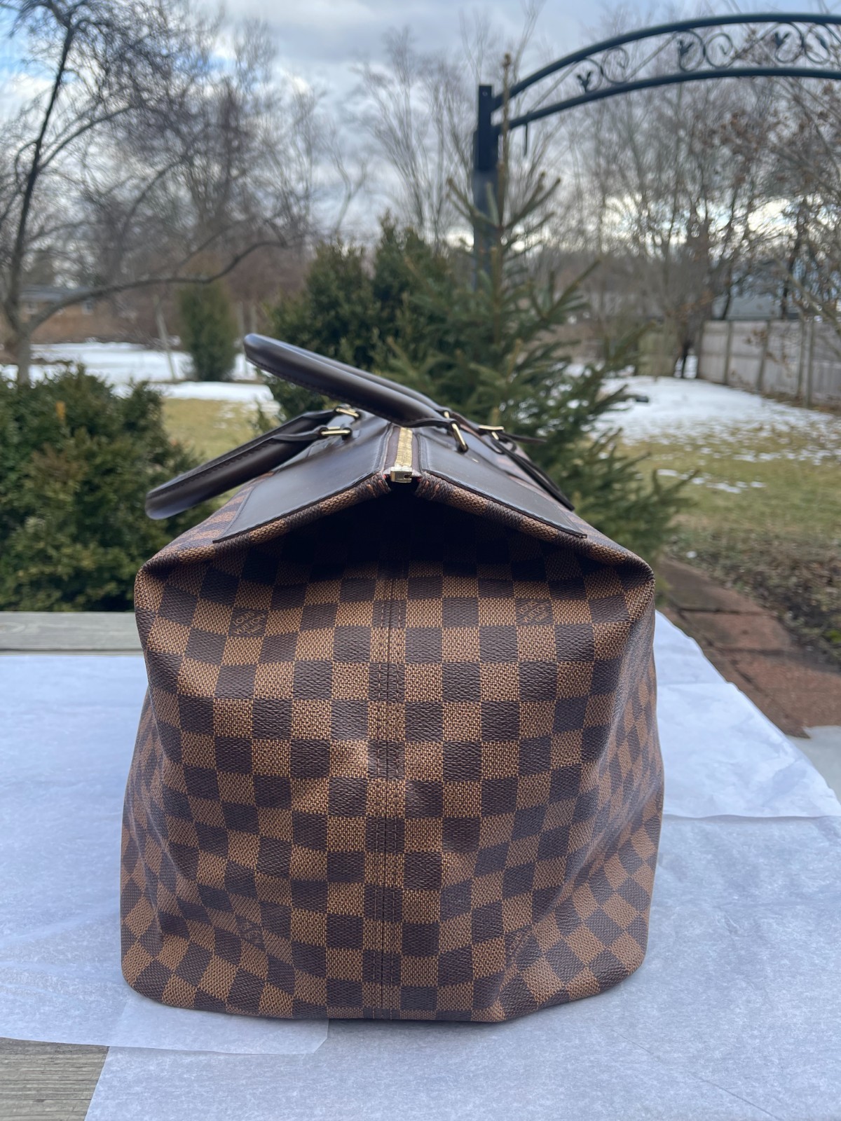 Louis Vuitton Damier Greenwich GM Travel Bag AR0978