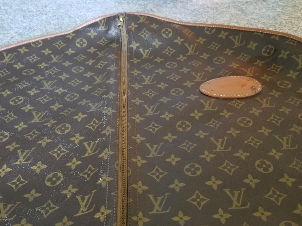 Louis Vuitton VINTAGE Garment Bag Monogram / Garment Carrier AUTHENTIC 1980s
