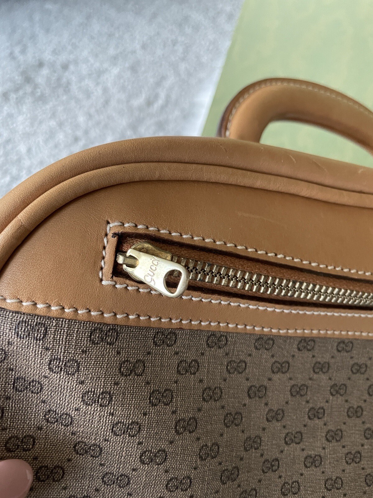 gucci luggage vintage mini bag lock G logo crossbody suitcase spell out retro