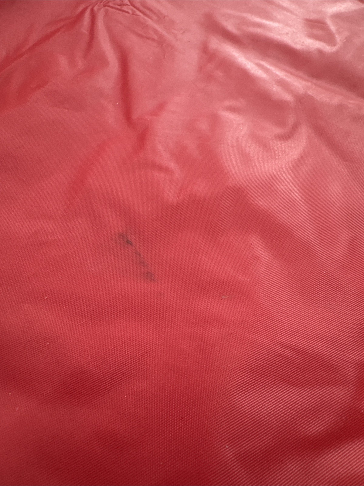 Vintage Red Nebraska Garment Bag Go Big Red Vinyl #59
