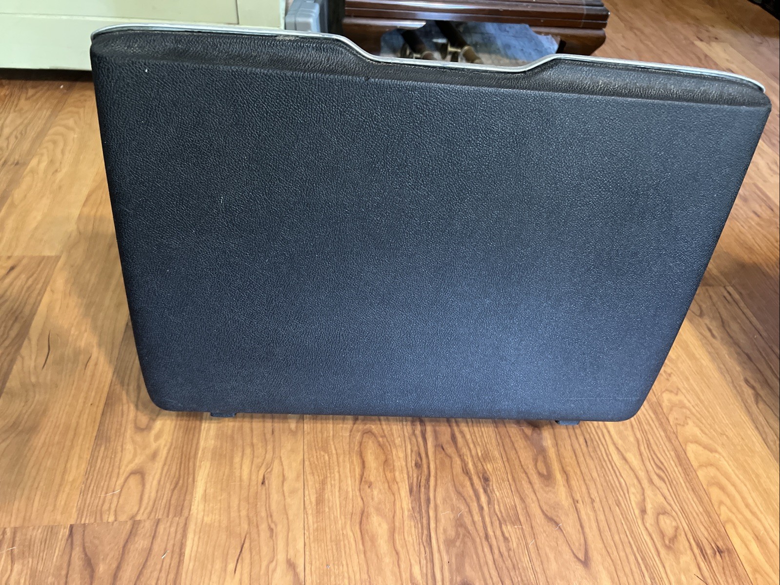 Vintage Royal Traveller Charcoal Hard Shell Luggage Briefcase Case No Key