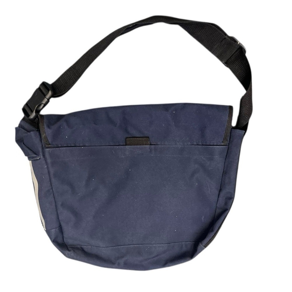 🎒 adidas Vintage Messenger Bag Navy Blue Crossbody School Trav