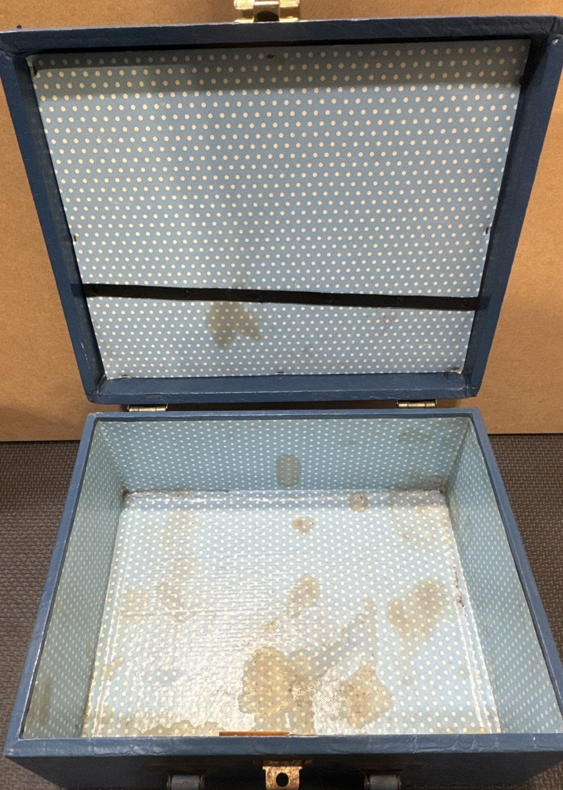 Vintage Wilfred Beauty School Stylist Crocodile Embossed Suitcase RARE