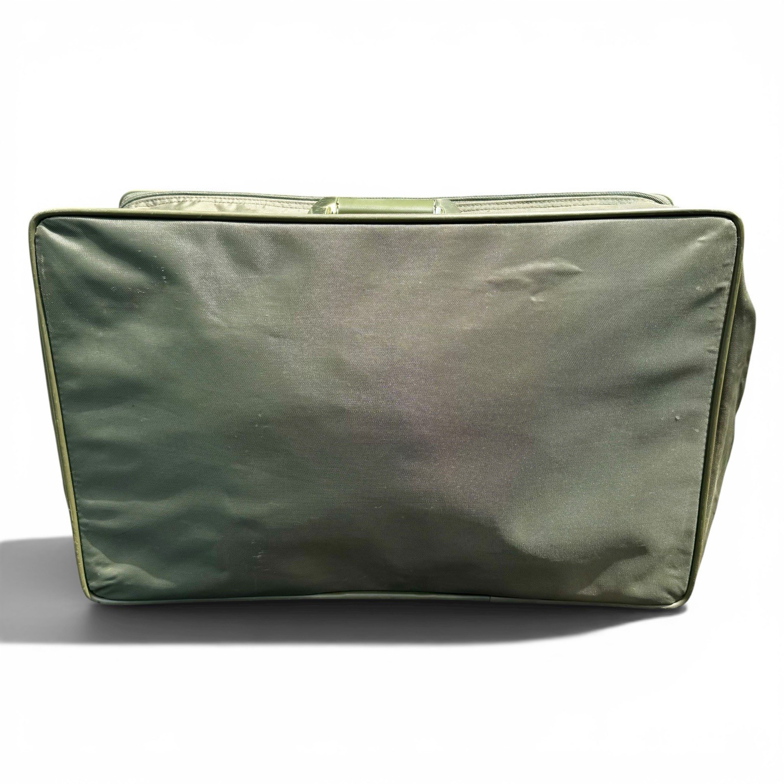 Vintage Boulevard by Paolo Gucci Green Carry On Luggage Gold Hardware 21”