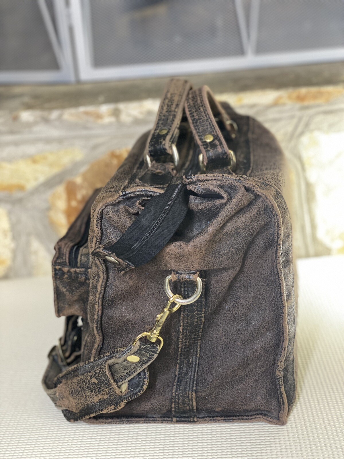 Viintage Samsonite Men Weekend Duffle Carry On Travel Bag